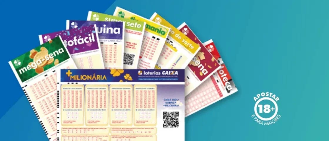 panfletos de loterias da caixa