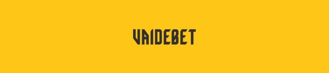 capa amarela com logo da vaidebet na cor preta