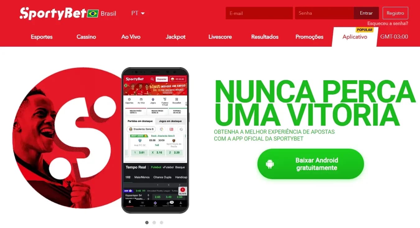 aplicativo sportybet