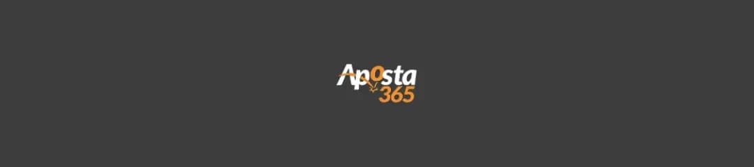 capa com fundo preto e nome aposta365 em branco e laranja