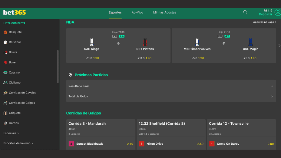 esportes bet365