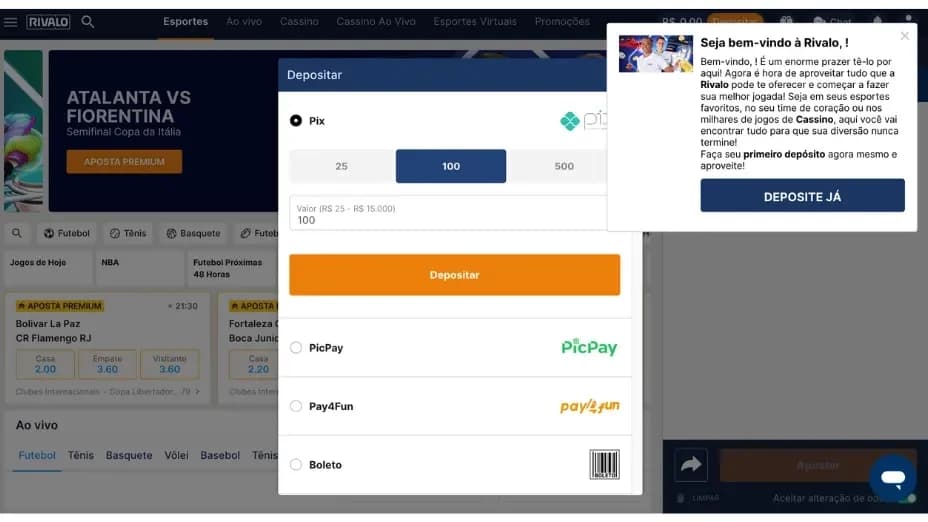depósito rivalo