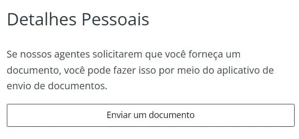 verificação de identidade com detalhes pessoais na sporting bet