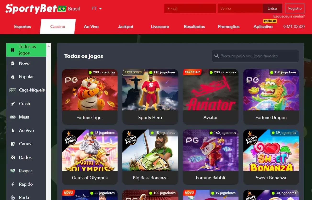 cassino na sportybet