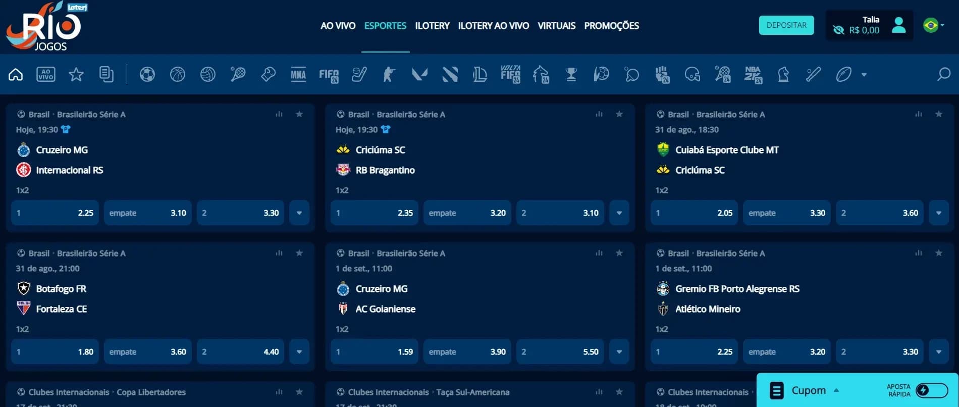 apostas esportivas no site da rio jogos
