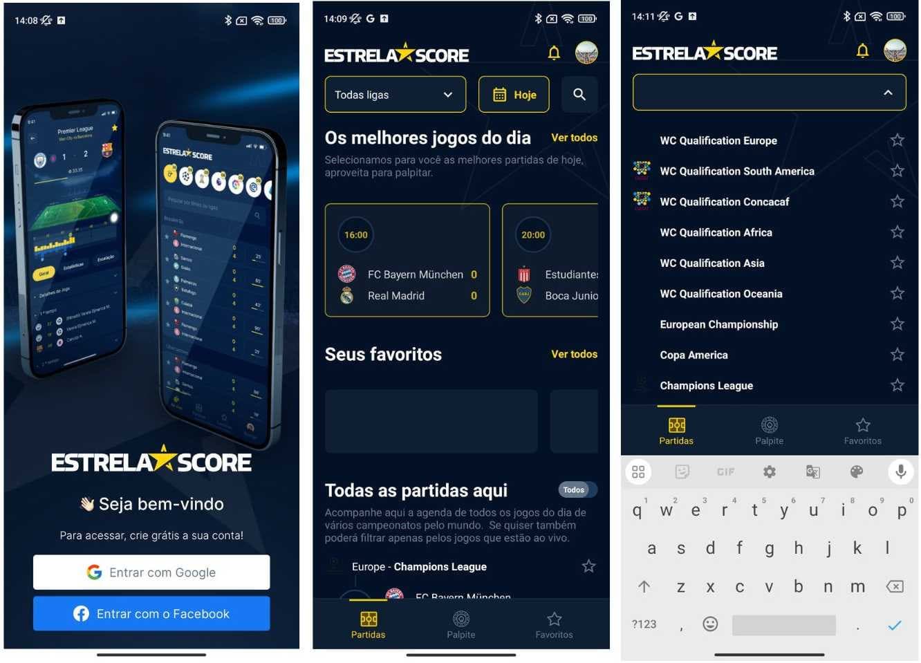 estrelascore app