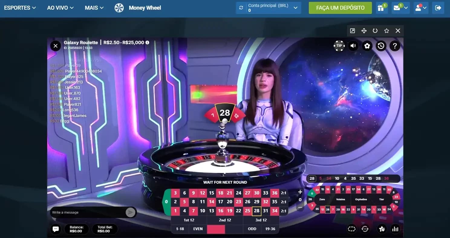 apresentadora no cassino ao vivo da 1xbet