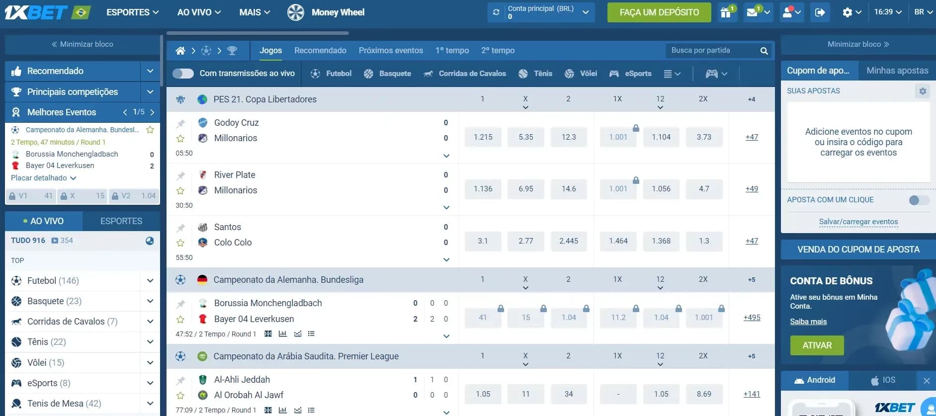 pagina inicial da 1xbet