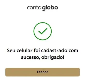 seu celular foi cadastrado com sucesso, obrigado!