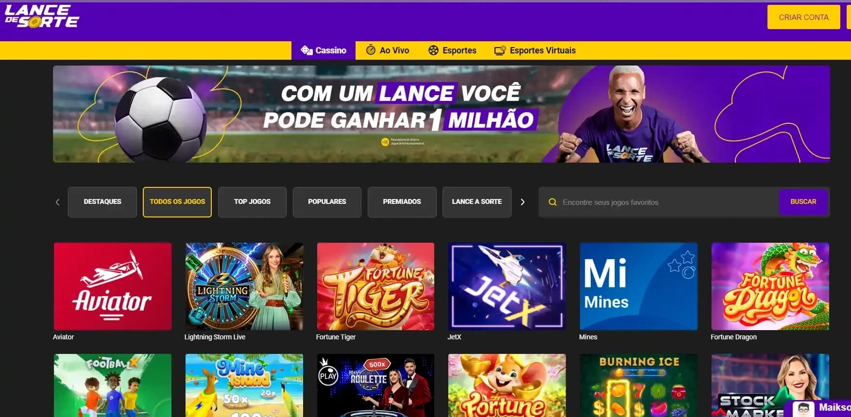 cassino na lance da sorte