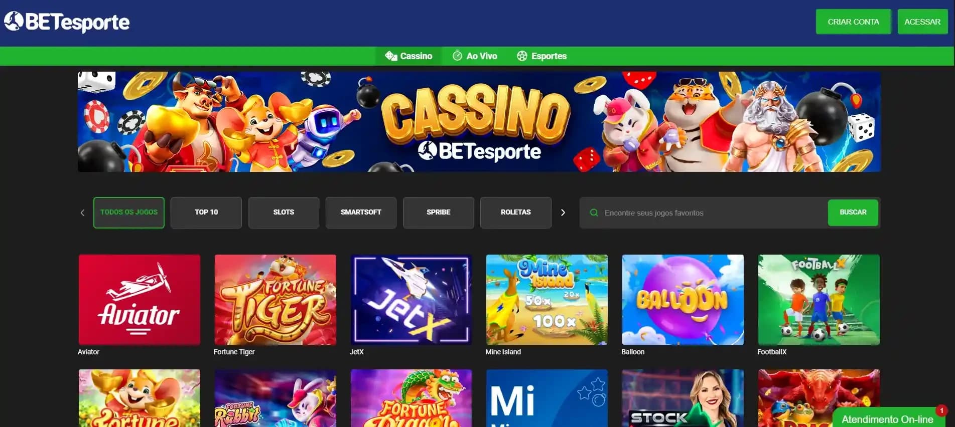 cassino da betesporte