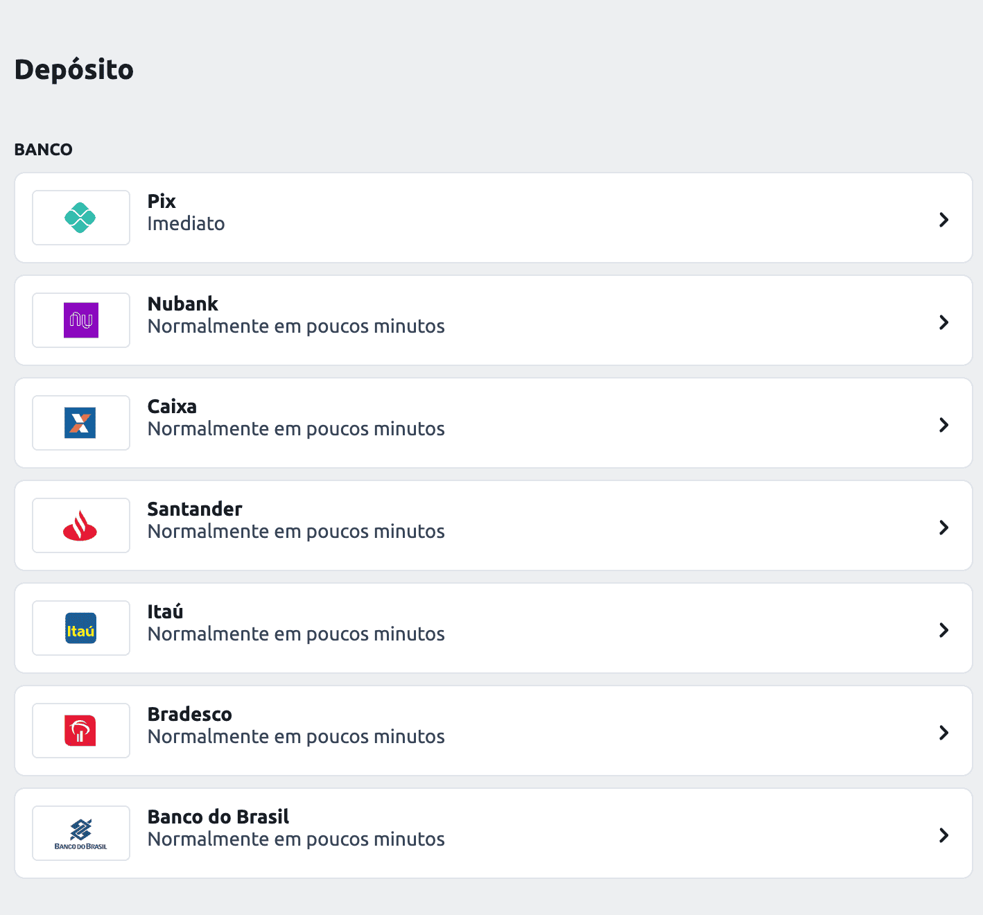 Métodos de depósito na Betano