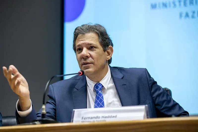 Fernando Haddad, em entrevista coletiva.