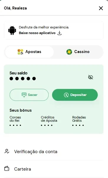 verificação no rei do pitaco