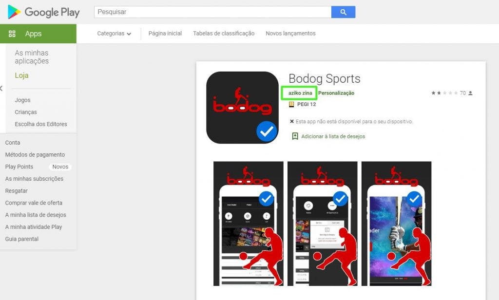 bodog app google