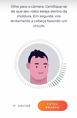 print de verificação de identidade no deposito via pix